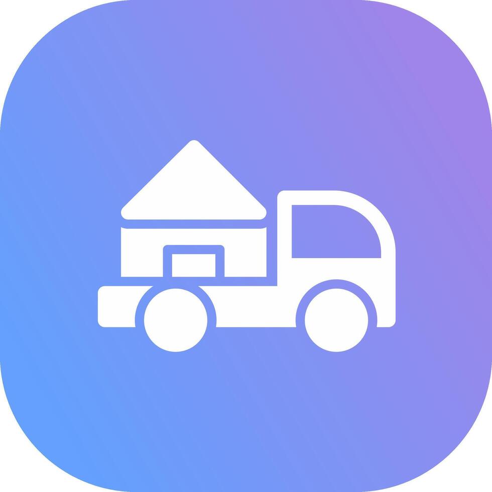 Moving Truck Creative Icon Design vector