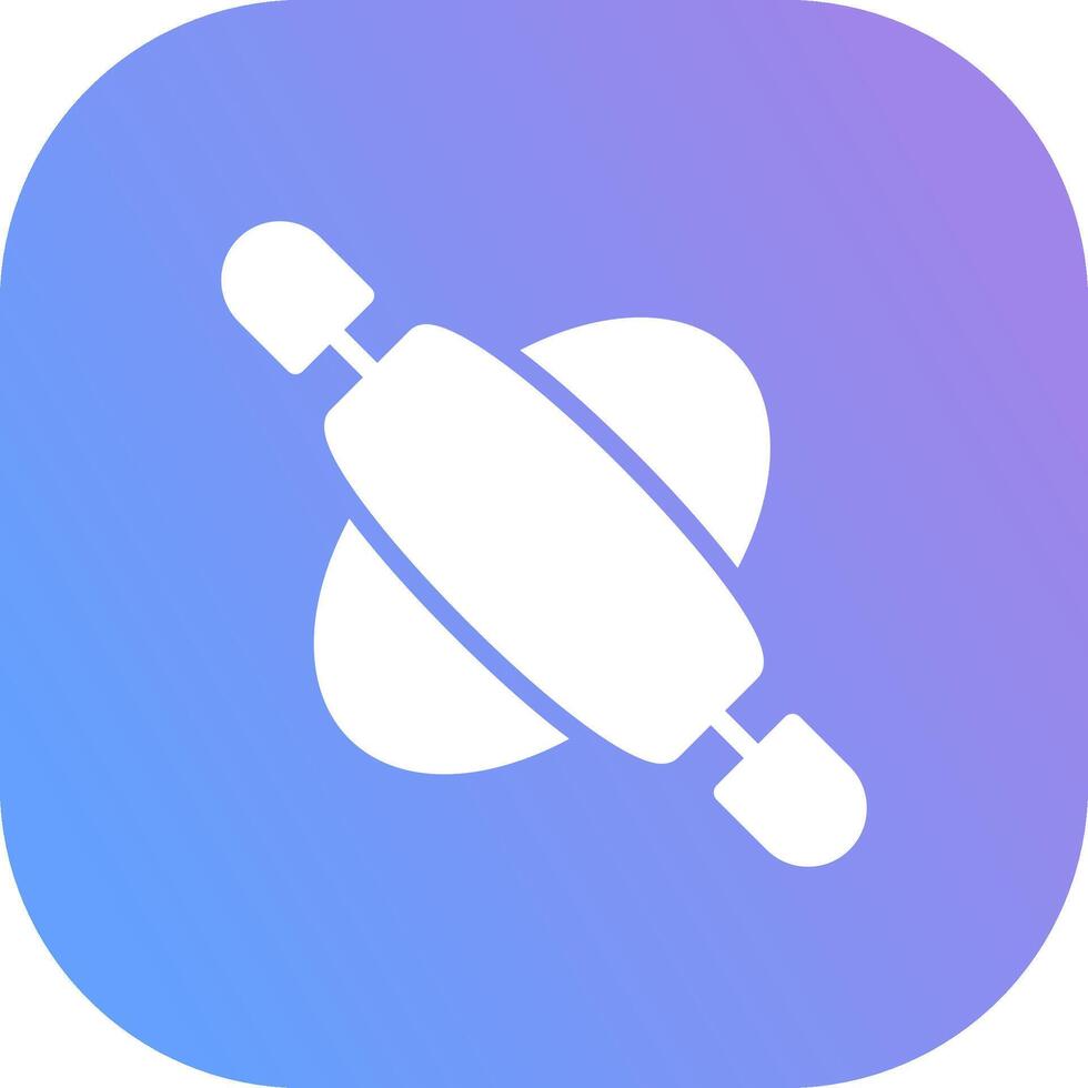 Rolling Pin Creative Icon Design vector