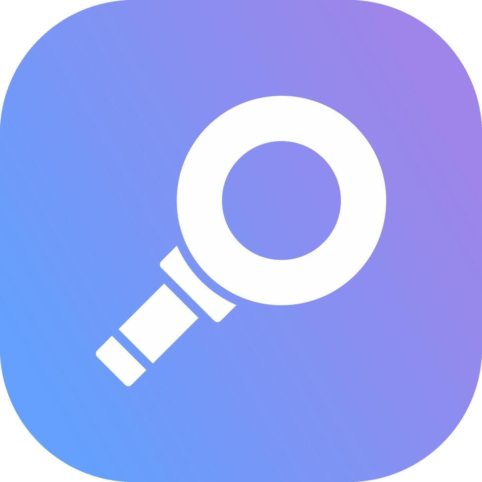 Magnifying Creative Icon Design vector