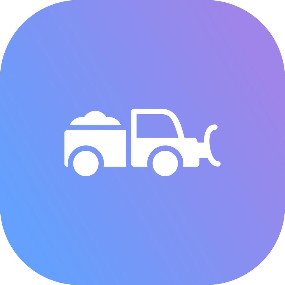 Snowplow Creative Icon Design vector