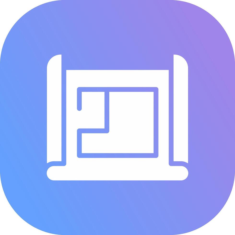 Blueprint Creative Icon Design vector