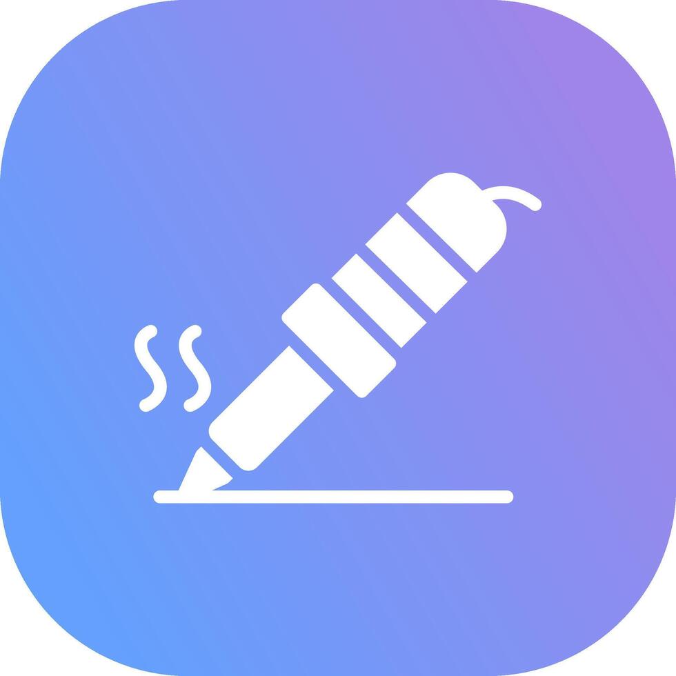Soldering Creative Icon Design vector