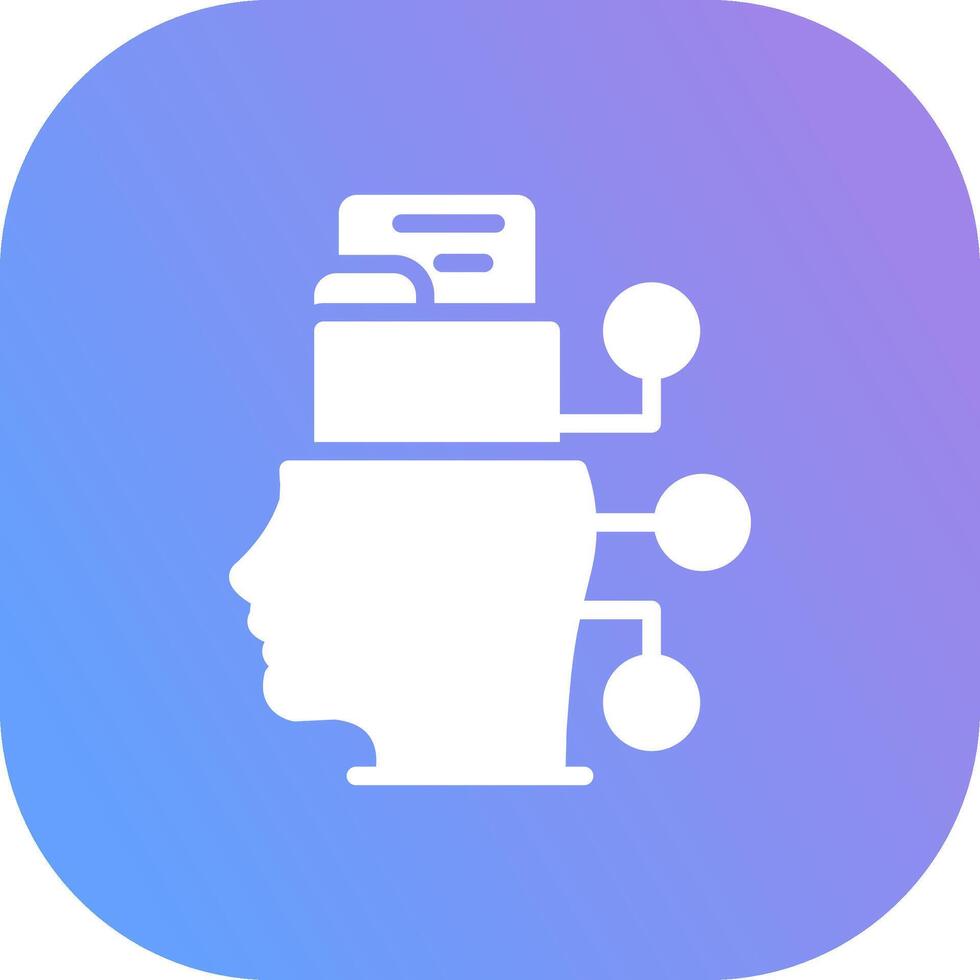 Intelligent Data Creative Icon Design vector