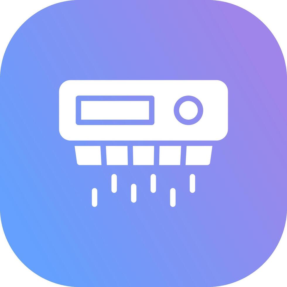 Hand Dryer Creative Icon Design vector