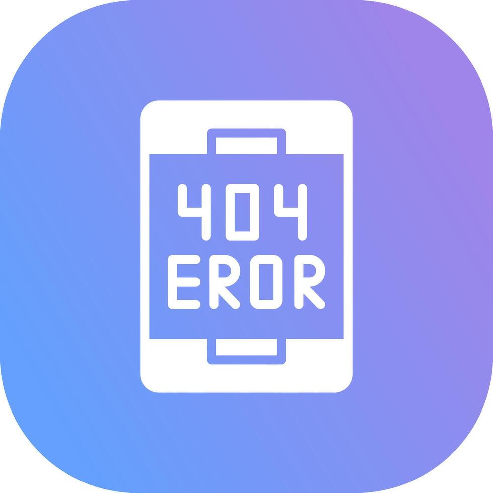 Error Creative Icon Design vector