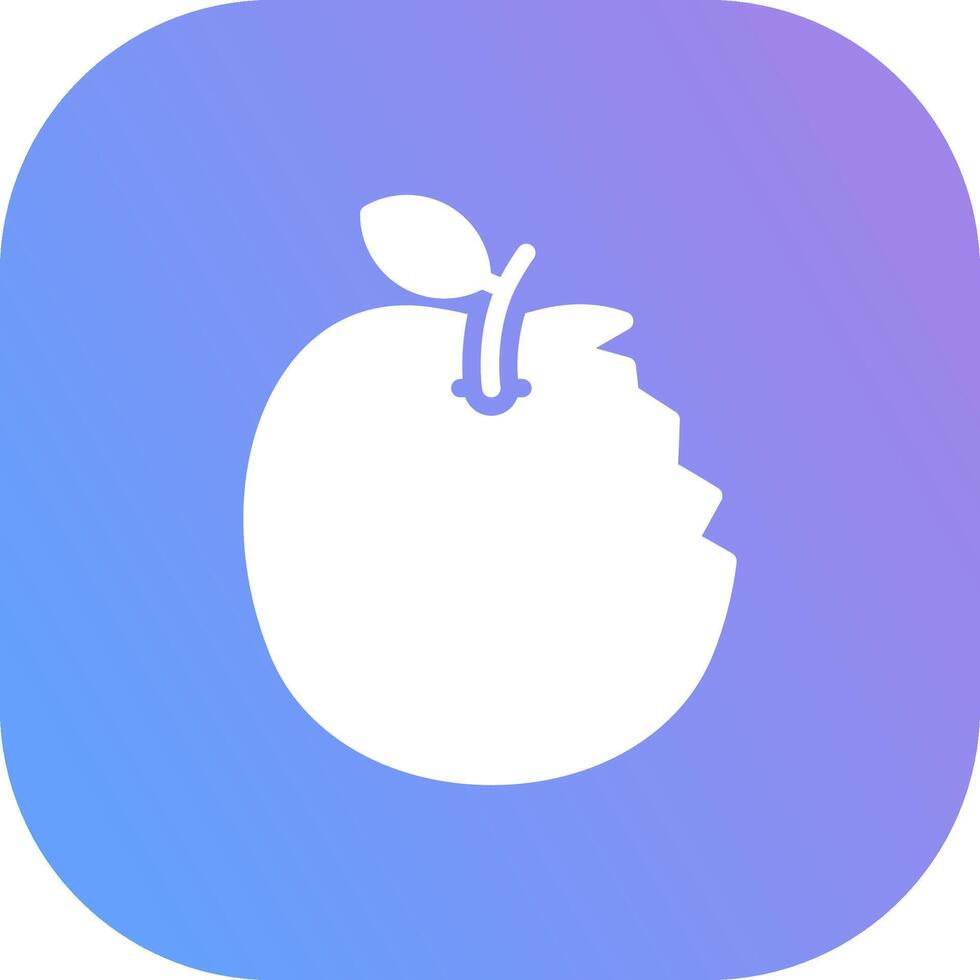 diseño de icono creativo de manzana vector