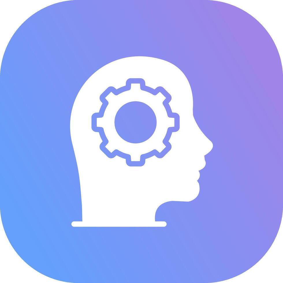 Machine Learning Creative Icon Design vector