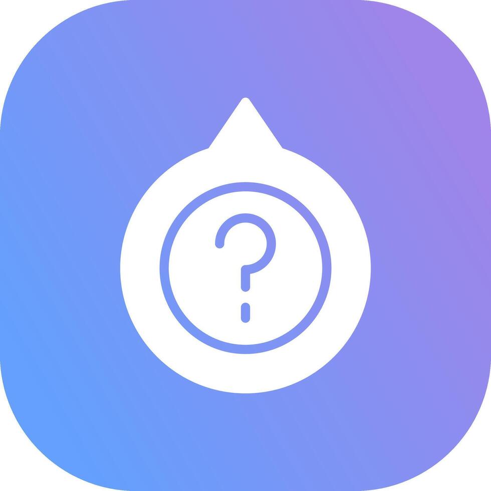Question Creative Icon Design vector