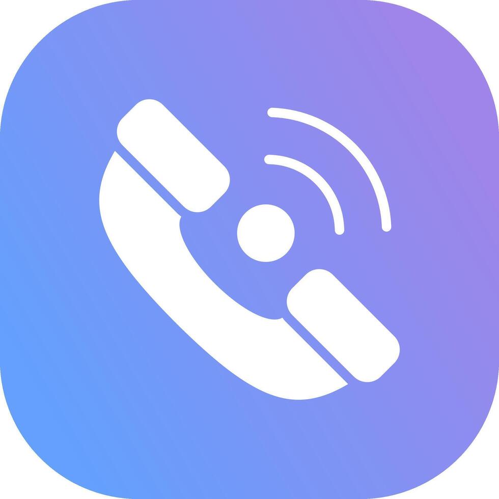 Phone Receiver Creative Icon Design vector
