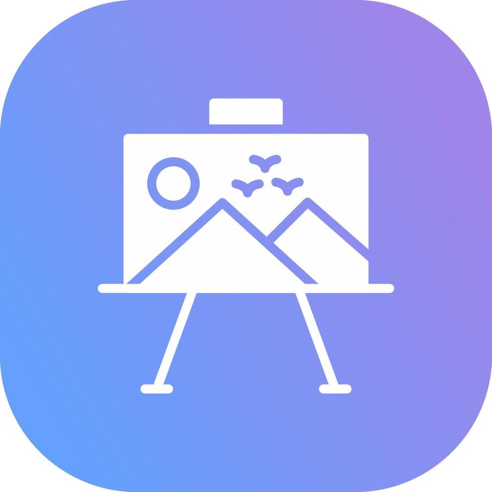 Paint Canvas Creative Icon Design vector