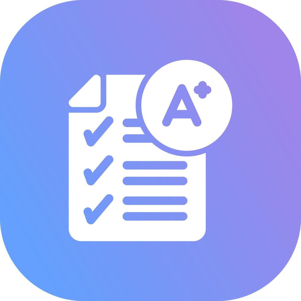Grade Creative Icon Design vector