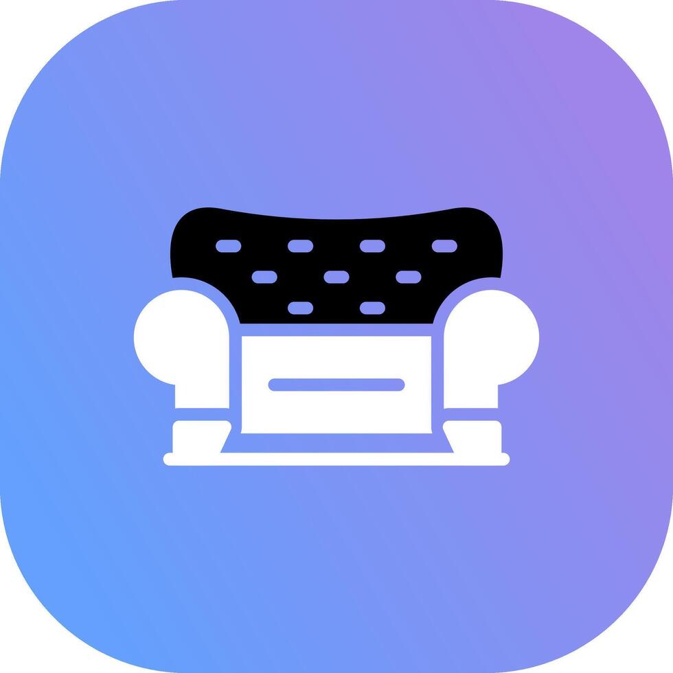 Sofa Creative Icon Design vector
