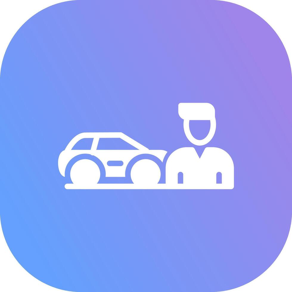 Used Car Dealership Creative Icon Design vector