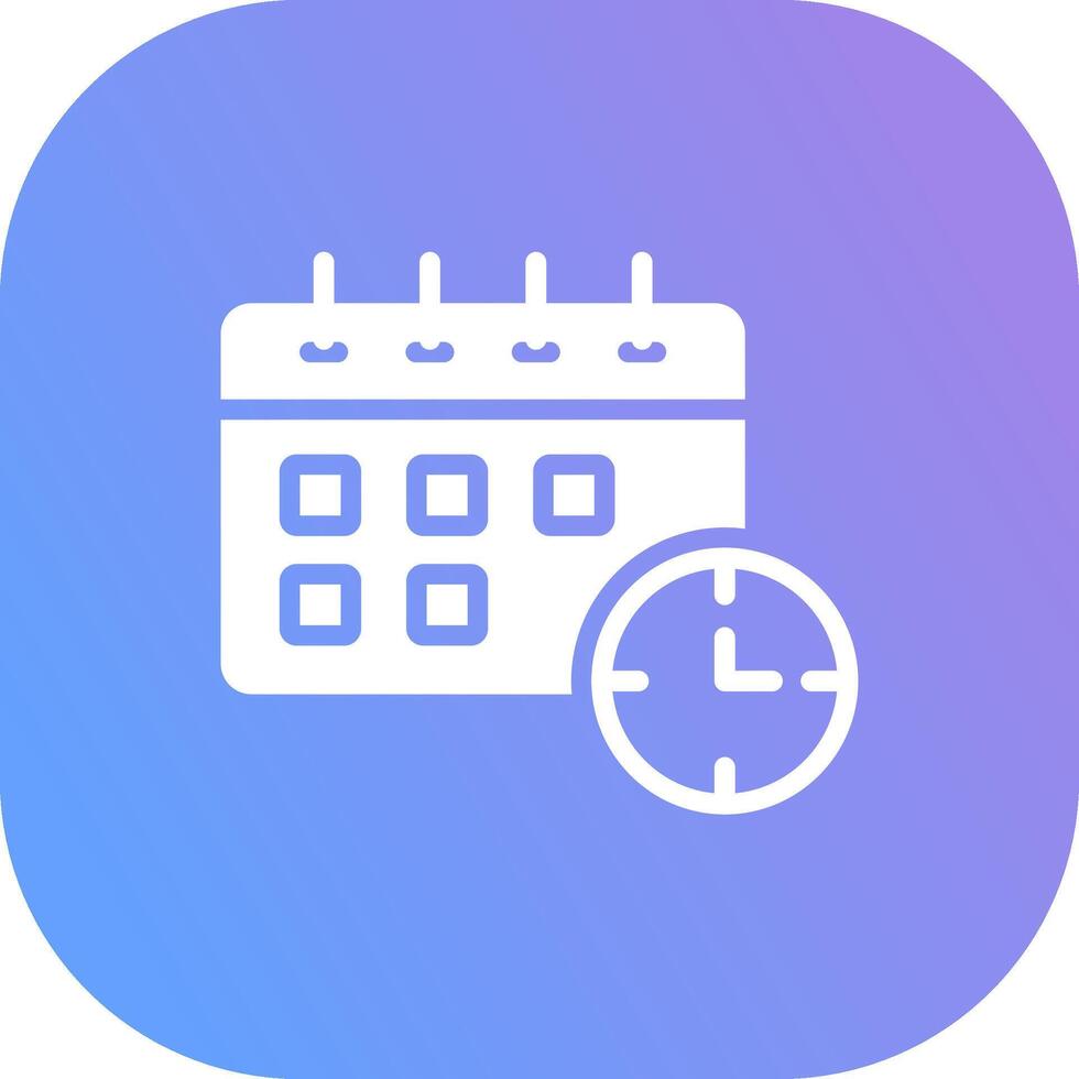 Deadline Creative Icon Design vector