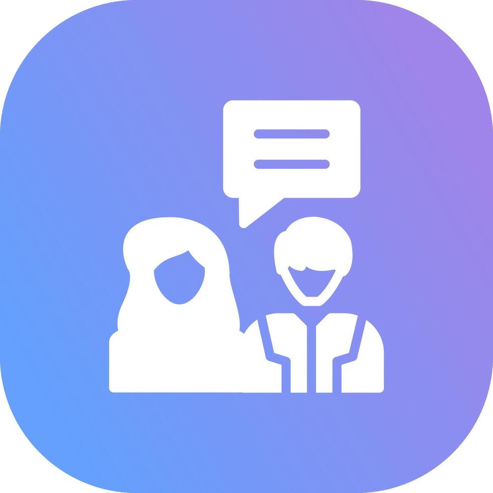 Job Interview Creative Icon Design vector