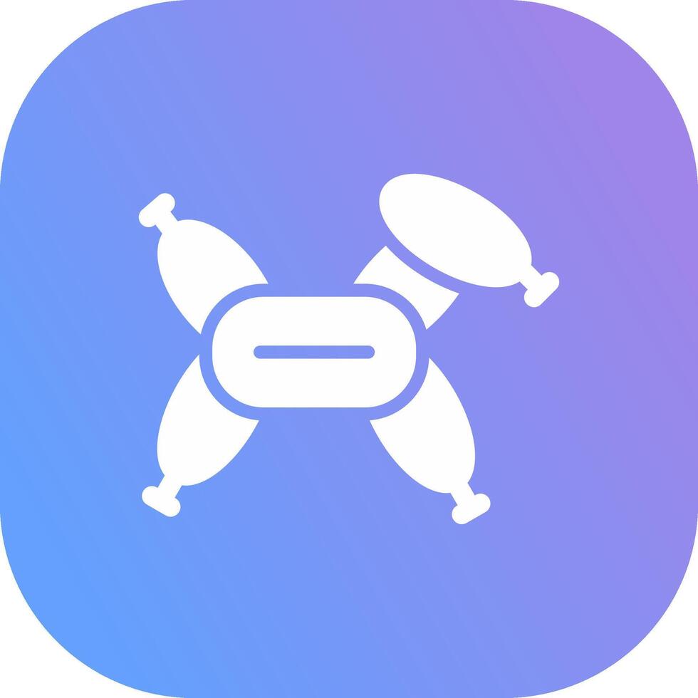 Balloon Modelling Creative Icon Design vector