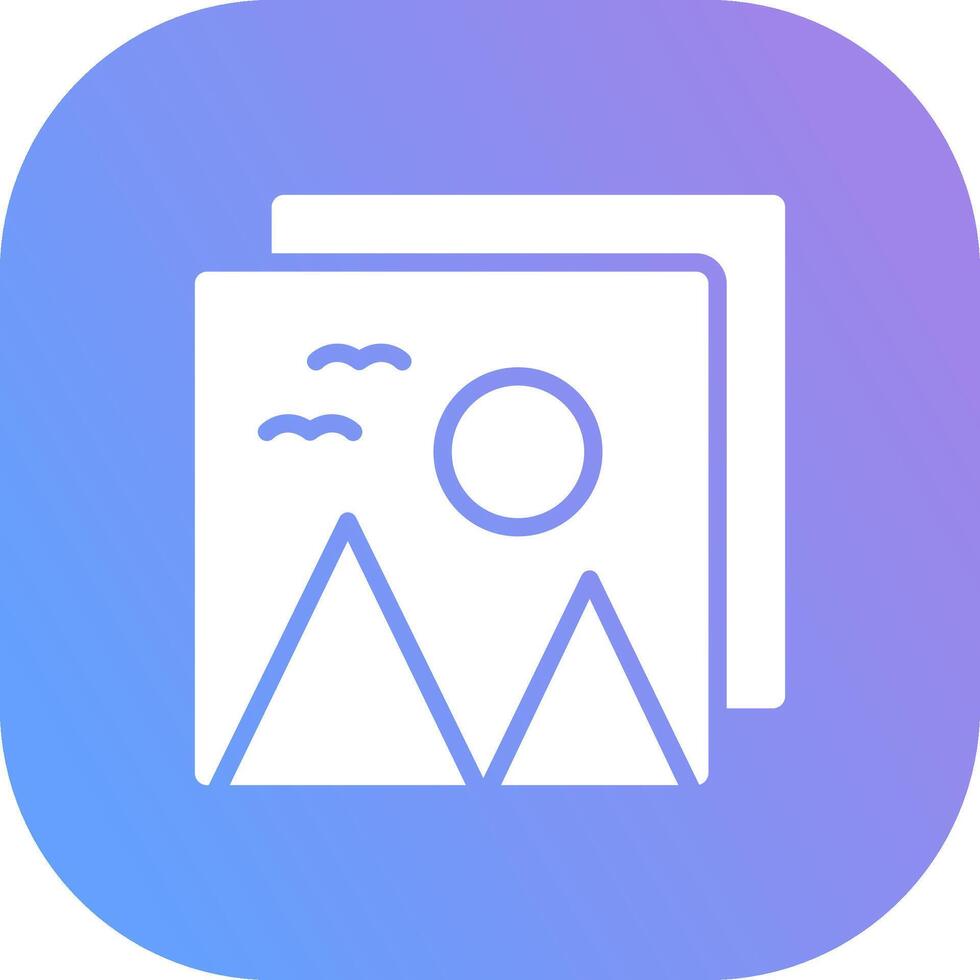 Photo Album Creative Icon Design vector