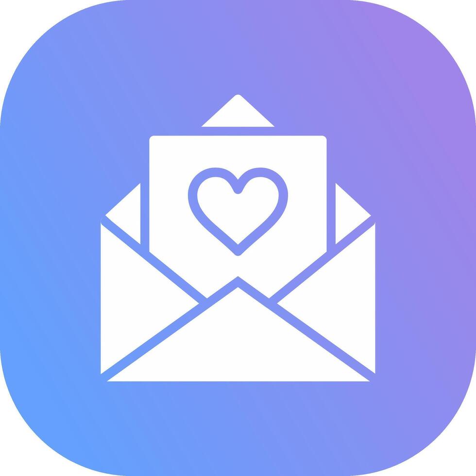 Love Letter Creative Icon Design vector