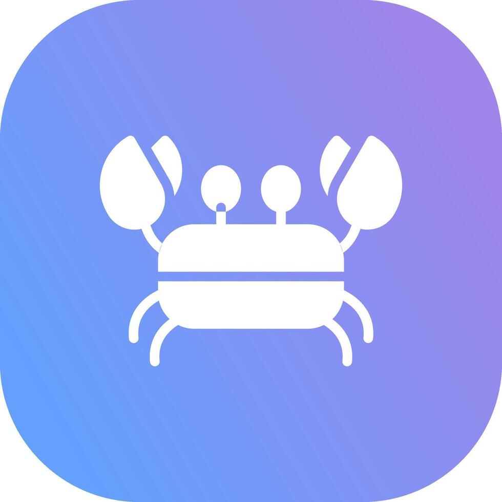 Crab Creative Icon Design vector