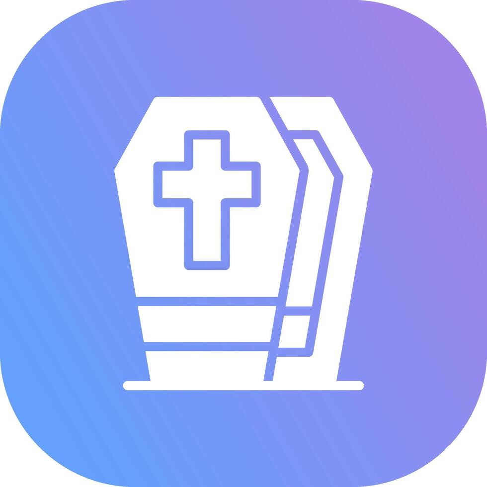 Coffin Creative Icon Design vector