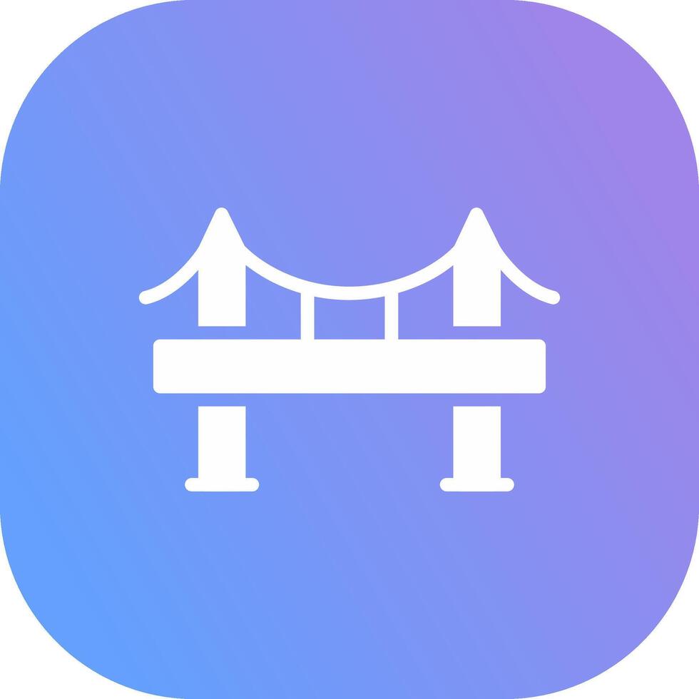 Bridge Creative Icon Design vector