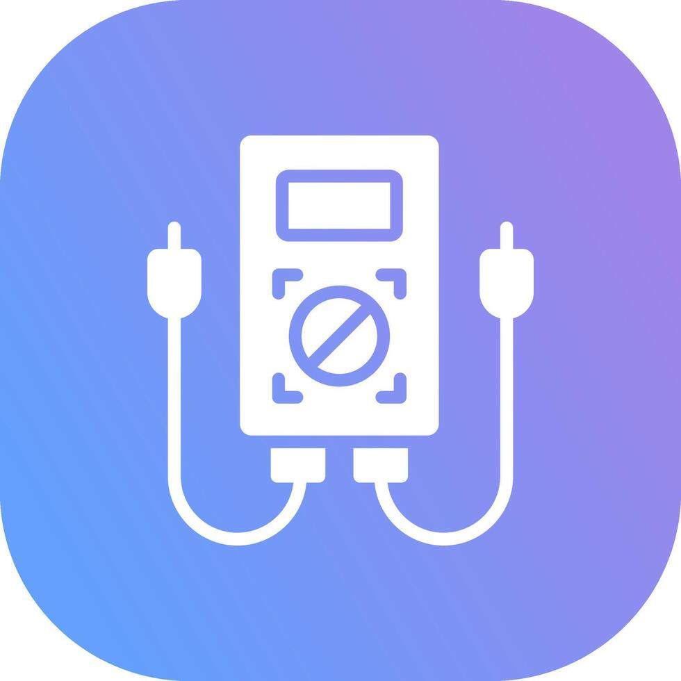 Multimeter Creative Icon Design vector