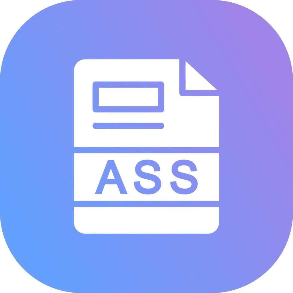 ASS Creative Icon Design vector