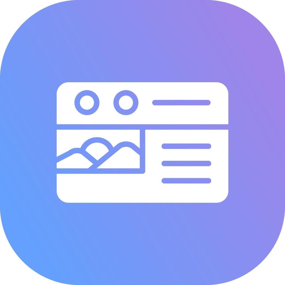 Blog Creative Icon Design vector