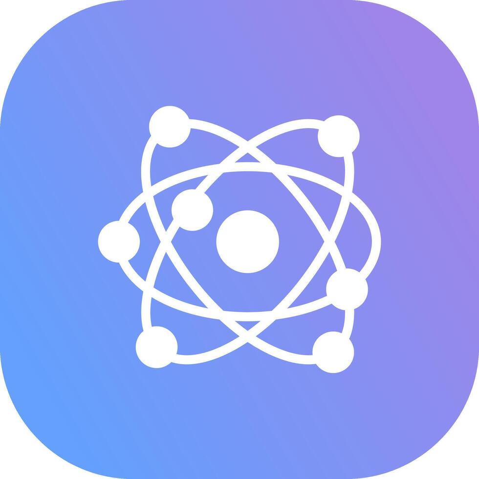 Atom Creative Icon Design vector