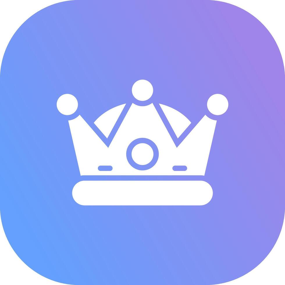 diseño de icono creativo de corona vector