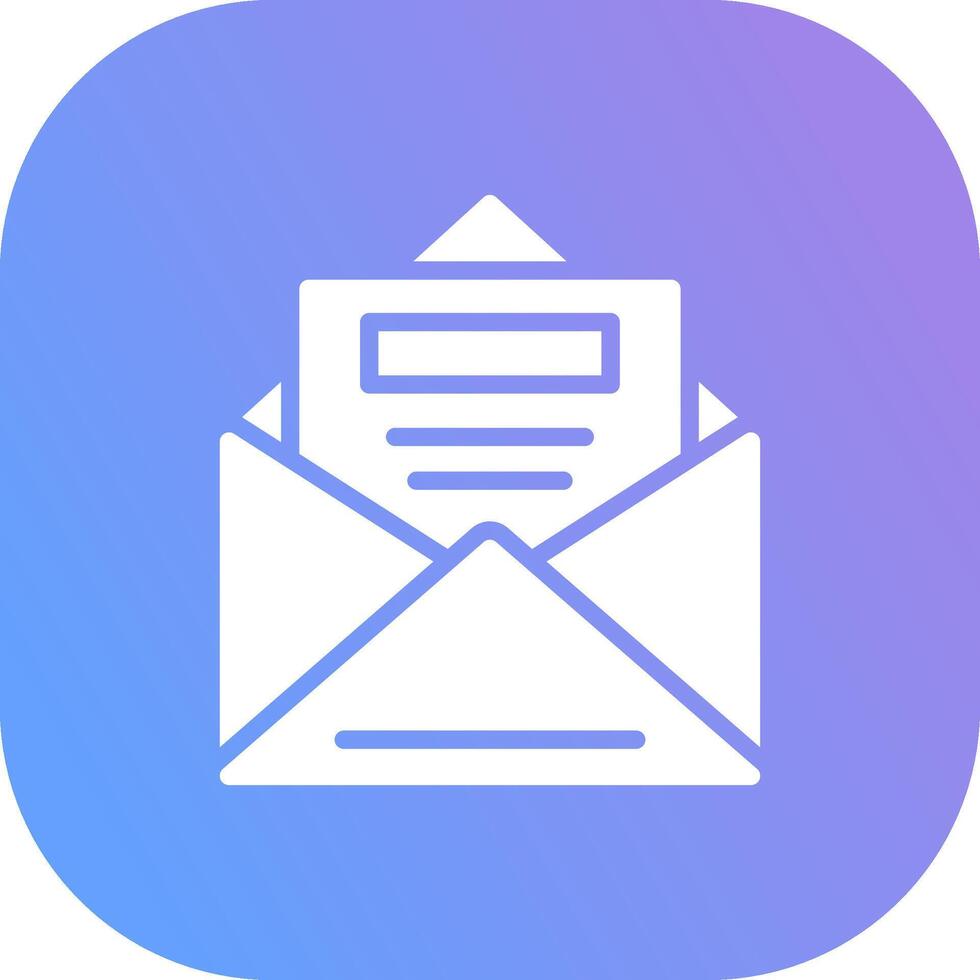 Open Email Creative Icon Design vector