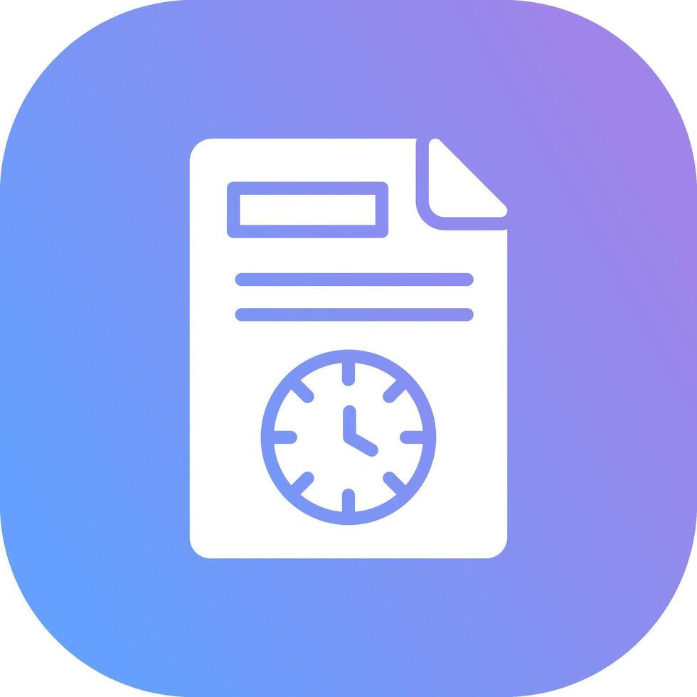 Schedule Creative Icon Design vector