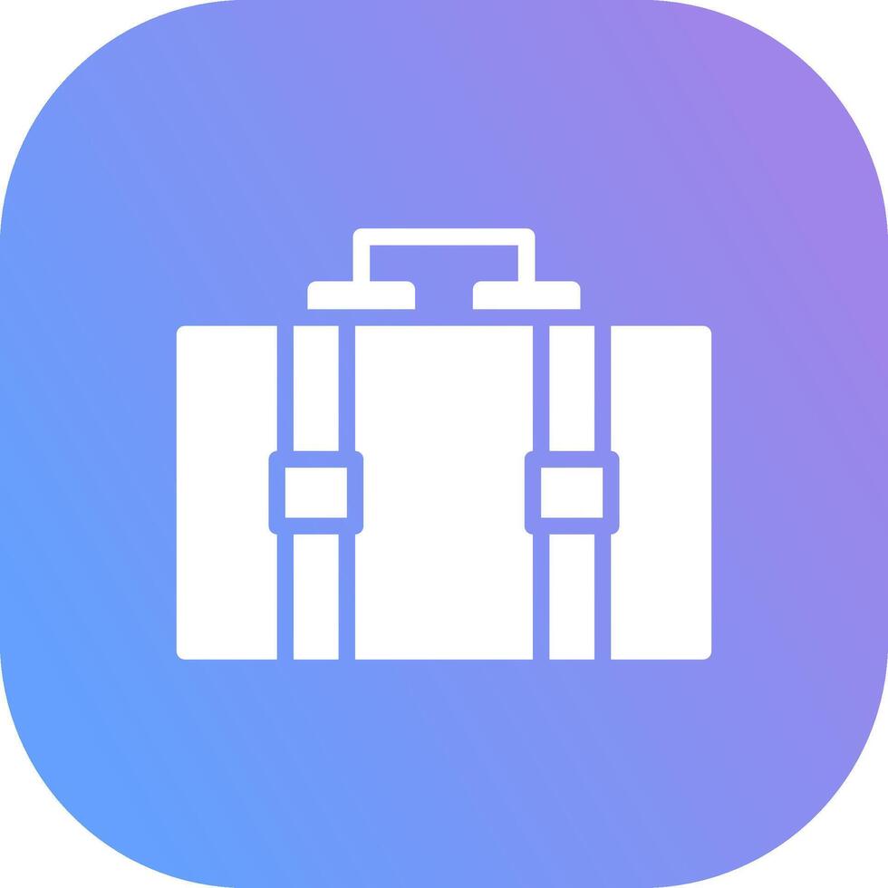 Suitcase Creative Icon Design vector