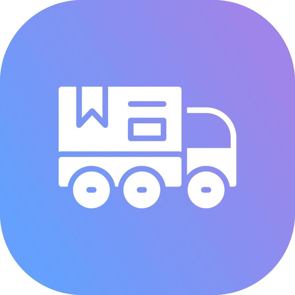 Delivery Truck Creative Icon Design vector