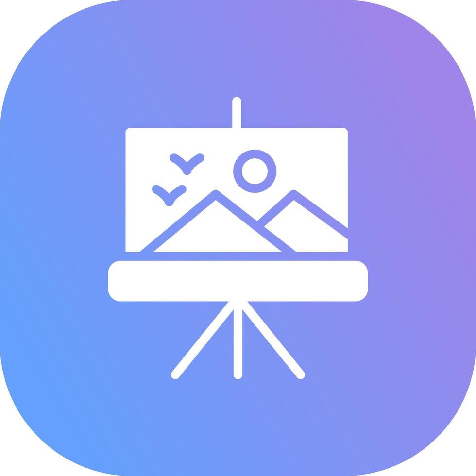 Canvas Creative Icon Design vector