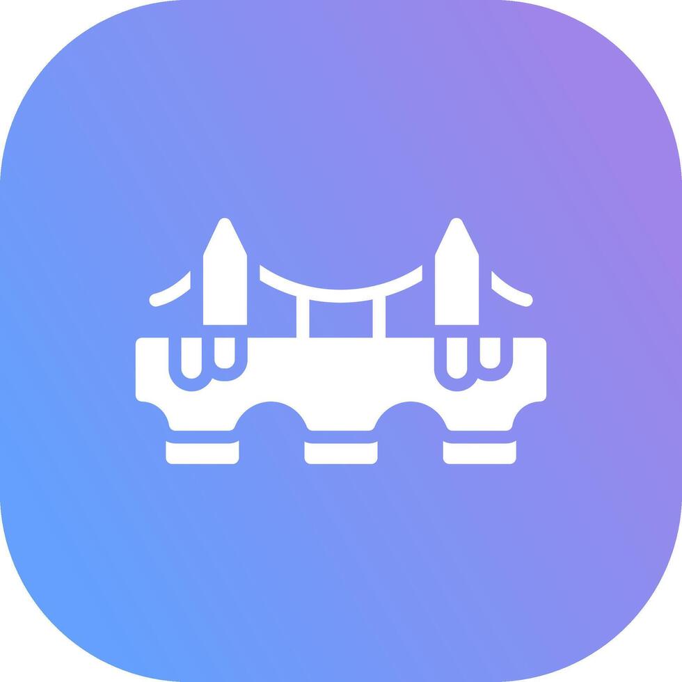 Bridge Creative Icon Design vector