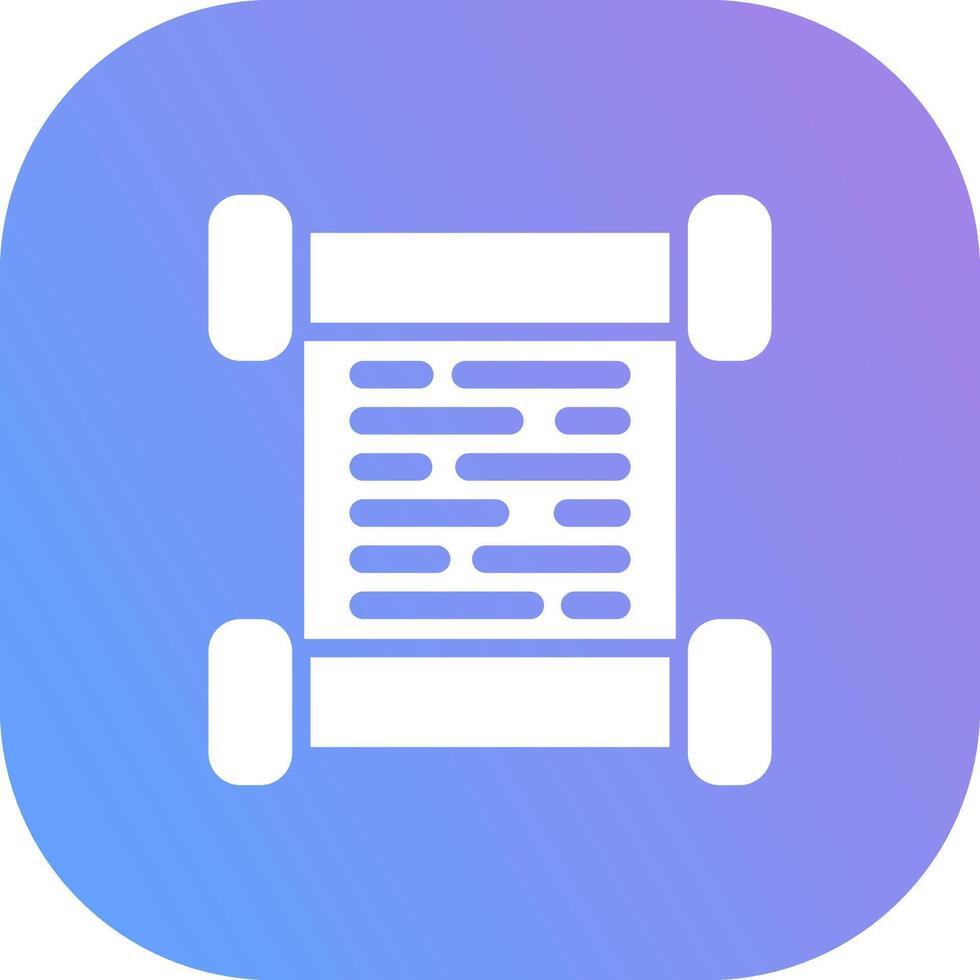 Scroll Creative Icon Design vector