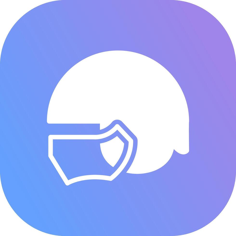 Helmet Creative Icon Design vector