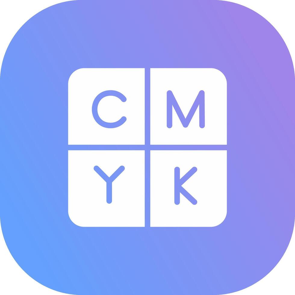 CMYK Creative Icon Design vector