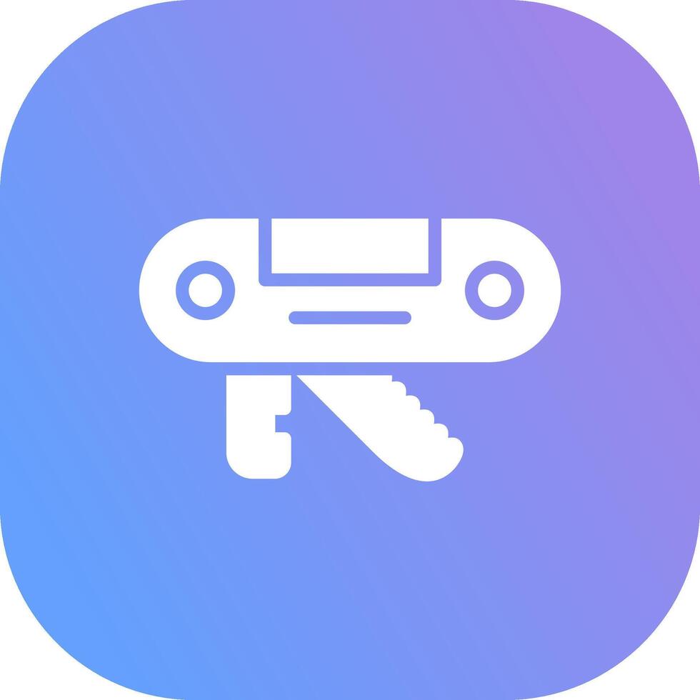 Swiss Army Knife Creative Icon Design vector