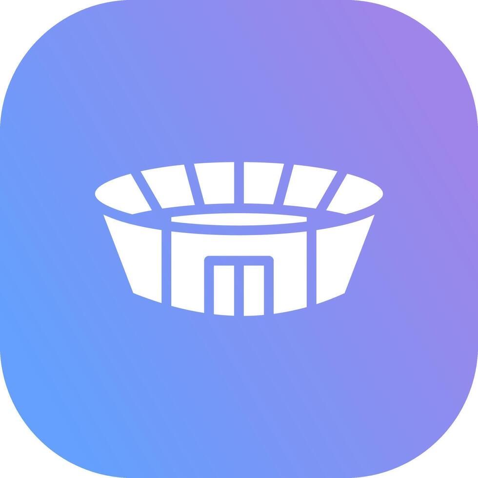 Stadium Creative Icon Design vector