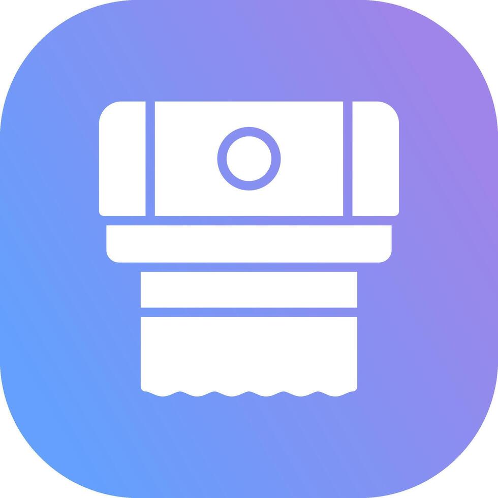 Paper Towel Creative Icon Design vector
