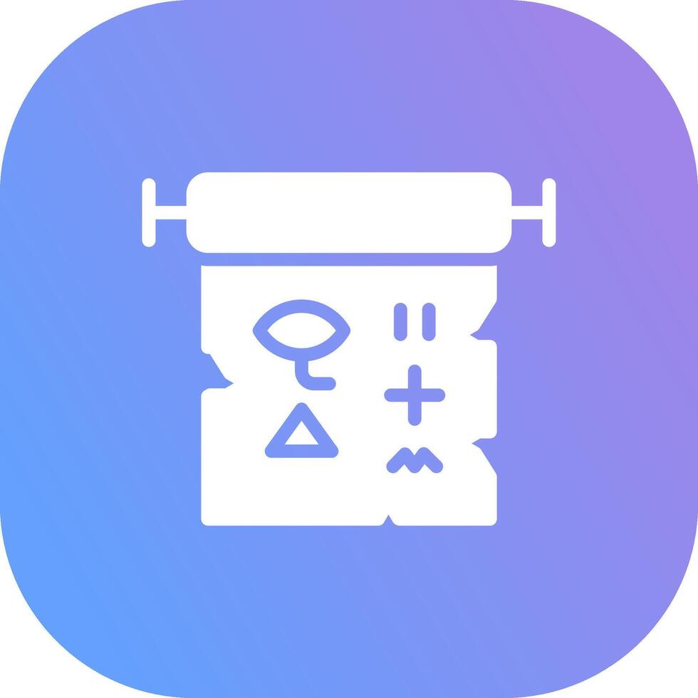 Hieroglyph Creative Icon Design vector