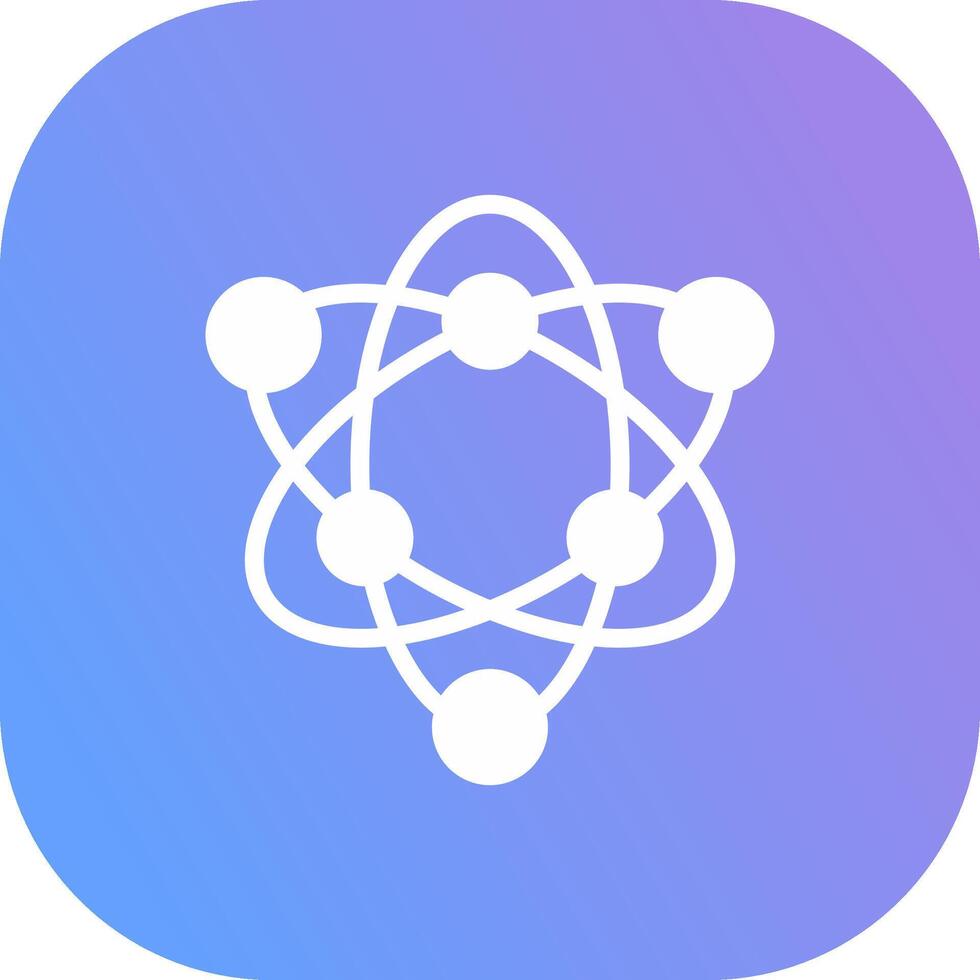 Atom Creative Icon Design vector