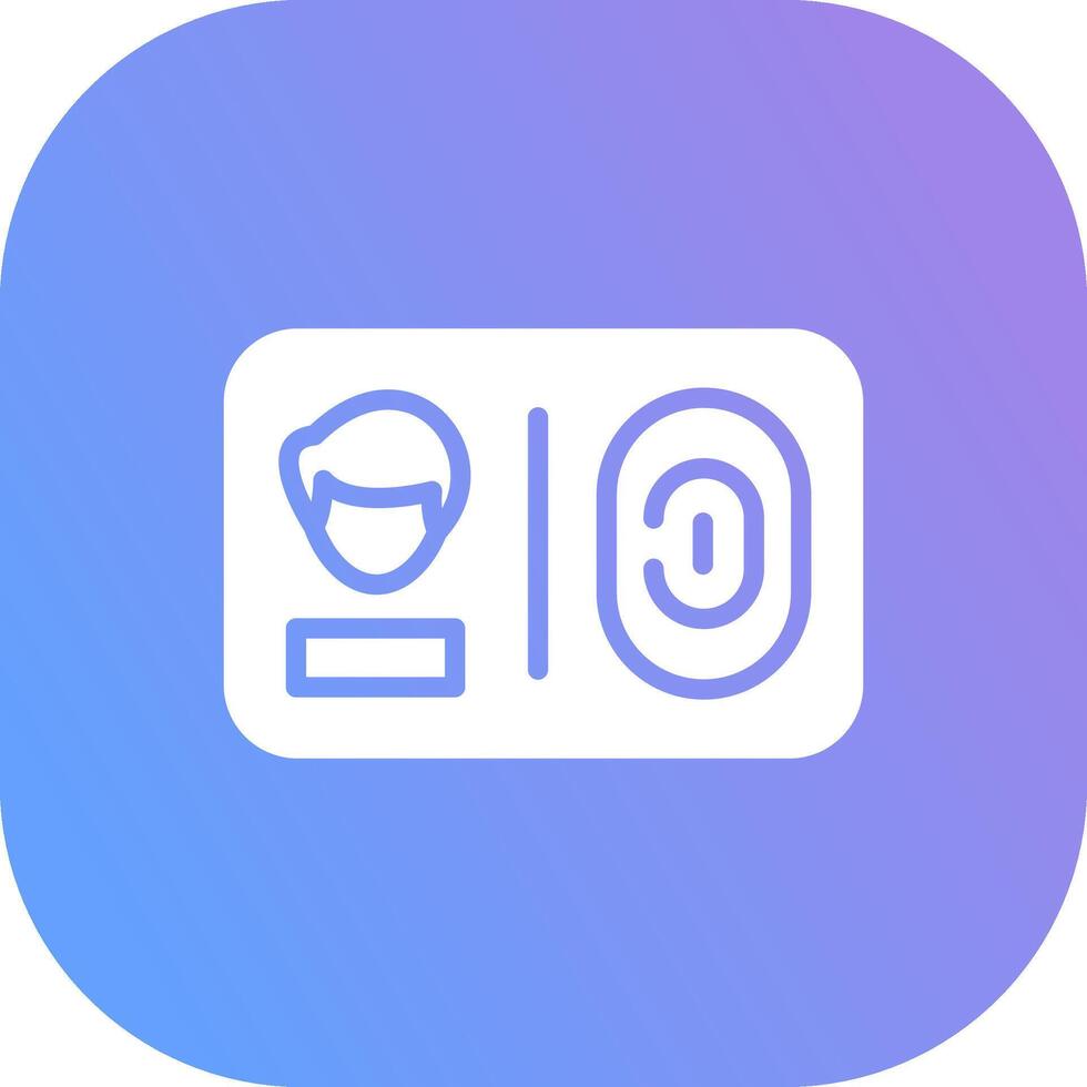 Smart Card Creative Icon Design vector