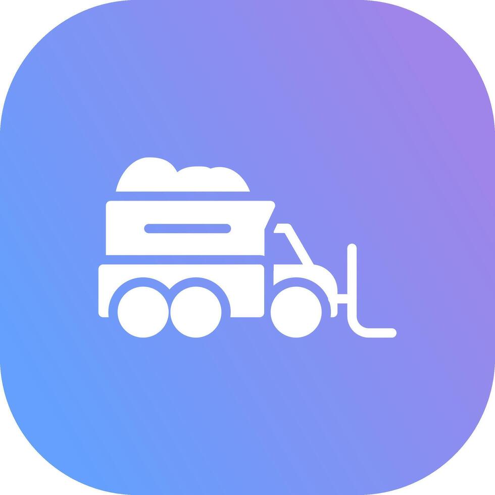 Snowplow Creative Icon Design vector