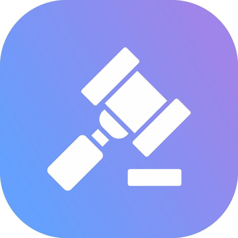 Gavel Creative Icon Design vector