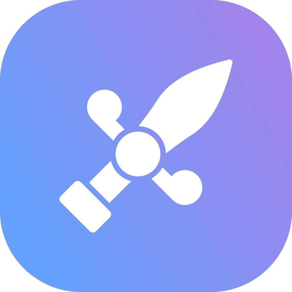 Dagger Creative Icon Design vector