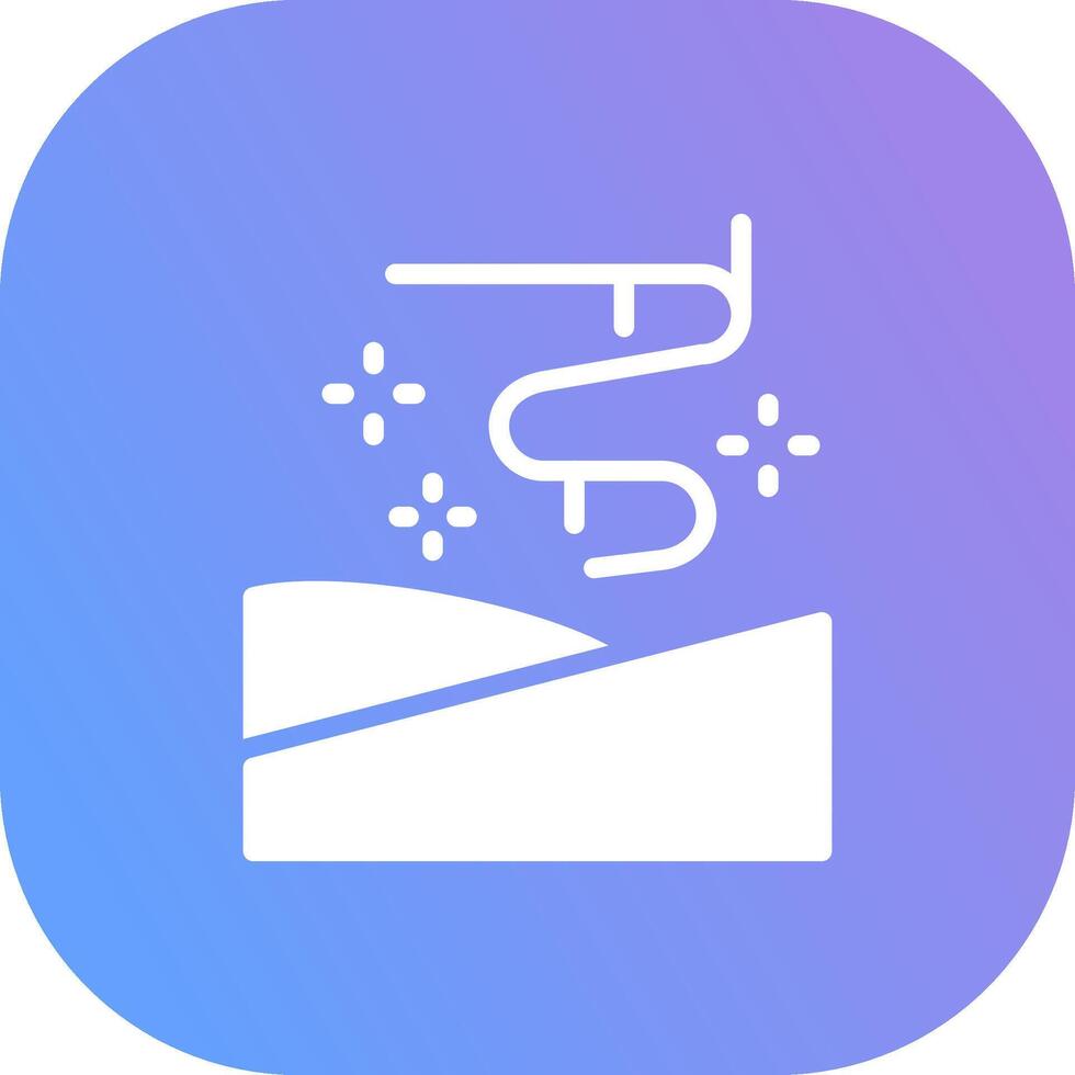 Aurora Borealis Creative Icon Design vector