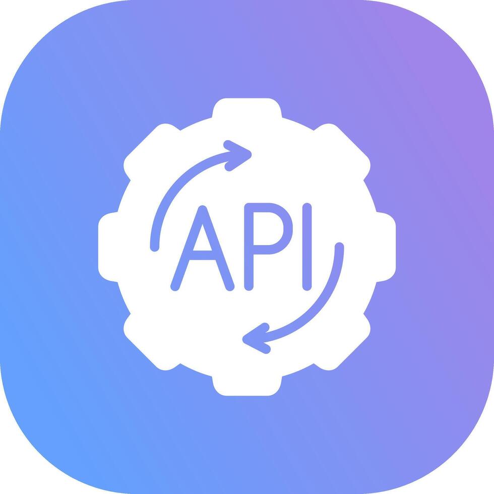 API Creative Icon Design vector